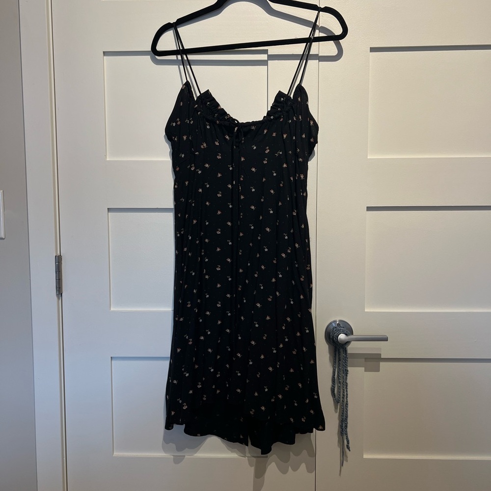 Madewell NWT tie strap button down dress